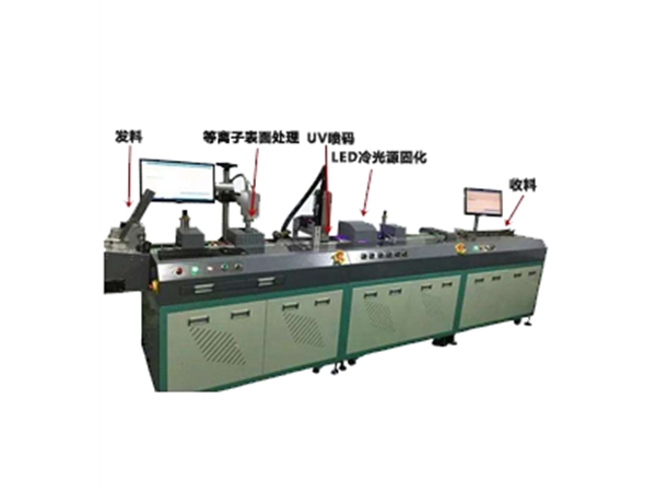 自動化復(fù)卷平臺+UV可變數(shù)據(jù)噴碼機(jī)